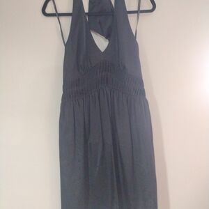 Calvin Klein Black Backless Dress